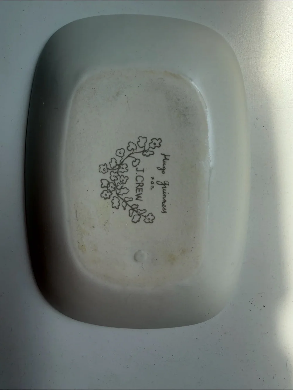 J.Crew x Hugo Guinness “Me” Ceramic Trinket Tray Jewelry Dish